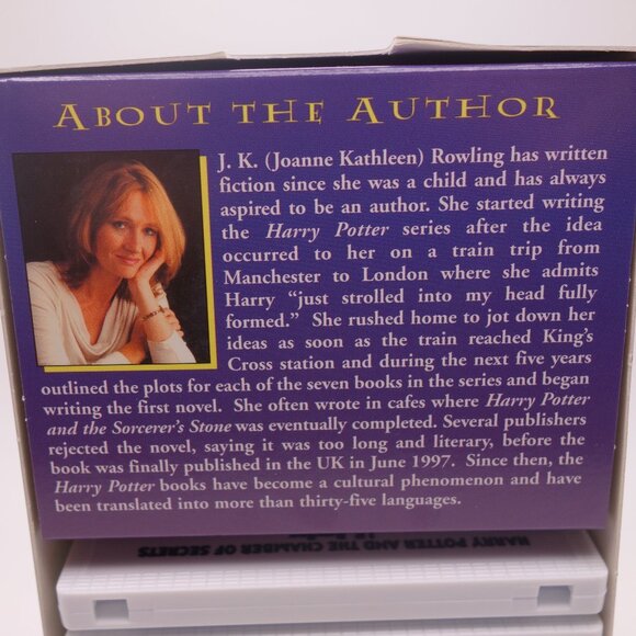 JK Rowling Harry Potter The Chamber of Secrets Six Cassettes ISBN 0-8072-8191-3 - Picture 10 of 16
